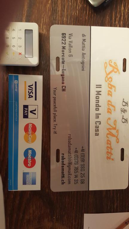 Roba Da Matti B&B Morcote Ngoại thất bức ảnh